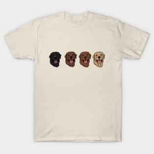 Row of Labradors T-Shirt